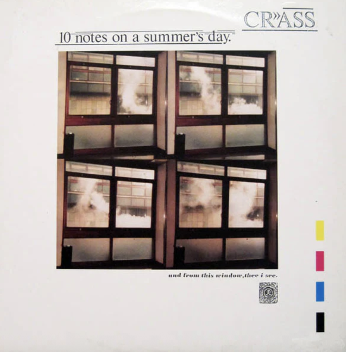 Crass - 10 Notes On A Summers Day LP